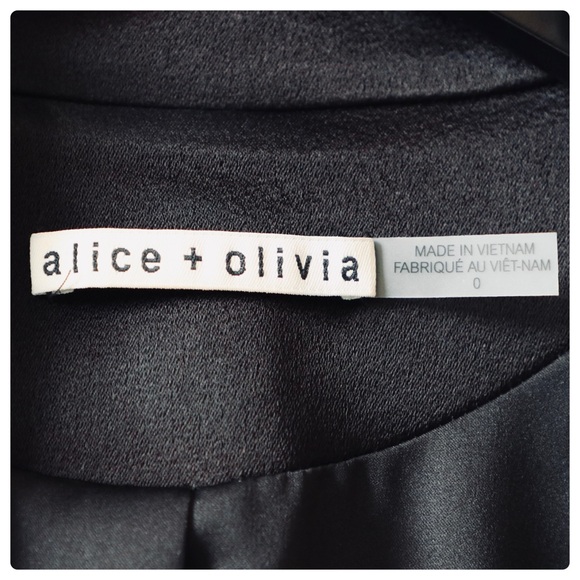 ALICE + OLIVIA Eve Embellished Norch Collar Blazer - Picture 9 of 11
